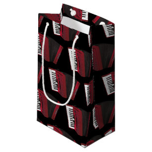 Sacola Para Presentes Pequena Professor de Música Musical Accordion Instrumento