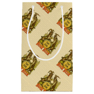 Sacola Para Presentes Pequena Publicidade à Cerveja Goats Bock