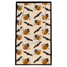 Pumpkin E Bat Jack O Lanterna Laranja Negro