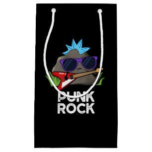 Sacola Para Presentes Pequena Punk Rock Funny Music Pun Dark BG