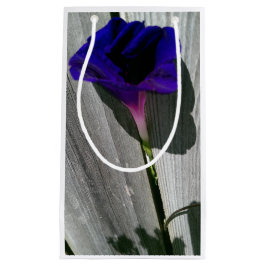 Sacola Para Presentes Pequena Purple Floral