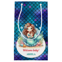 Sacola Para Presentes Pequena Querida Pequena Sereia Doce