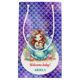 Sacola Para Presentes Pequena Querida Pequena Sereia Doce