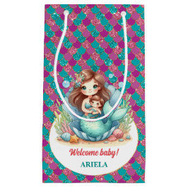 Sacola Para Presentes Pequena Querida Pequena Sereia Doce