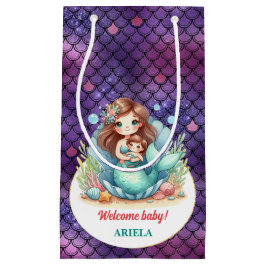 Sacola Para Presentes Pequena Querida Pequena Sereia Doce