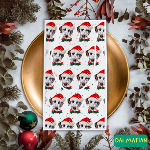 Sacola Para Presentes Pequena Raça de Cão Dalmata Natal