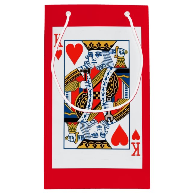 Sacola Para Presentes Pequena Rei dos Corações (Verso)