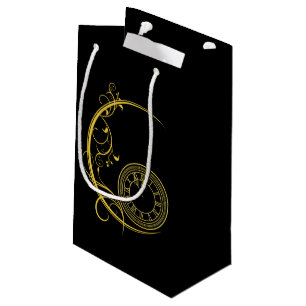 Sacola Para Presentes Pequena Relógio de Art Nouveau