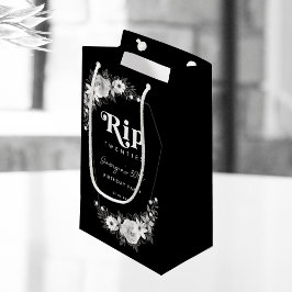 Sacola Para Presentes Pequena Rip Para A Minha Festa Negra aniversário de 30 ano