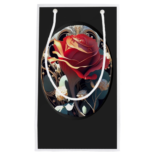 Sacola Para Presentes Pequena ROSA nº 1 (Frente)