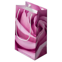 Sacola Para Presentes Pequena Rosa Rosa Rosa Rosa Dobrada em Perfeição