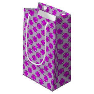 Sacola Para Presentes Pequena Roxo Clover Ribbon por Kenneth Yoncich