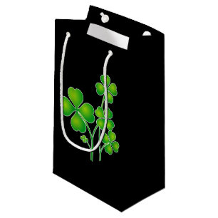 Sacola Para Presentes Pequena Rua, Patrick's Day Clover + suas ideias