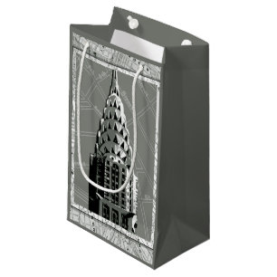 Sacola Para Presentes Pequena Ruas de Nova York com Empire State Building