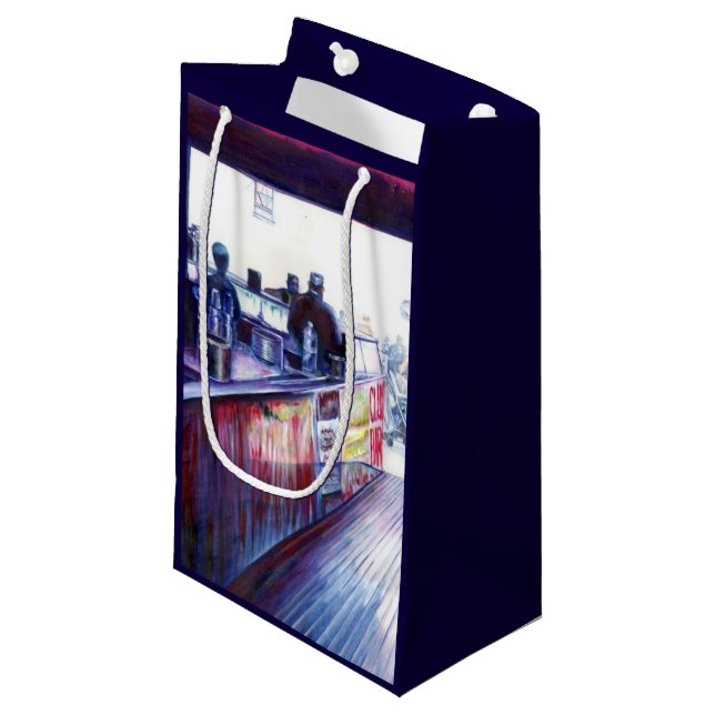 Sacola Para Presentes Pequena Ruby's, Coney Island, Nova York (Frente inclinada)