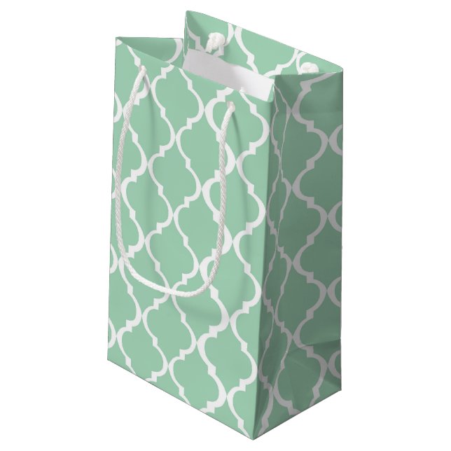 Sacola Para Presentes Pequena S.K. Trellis Gift Bag (Verso inclinado)