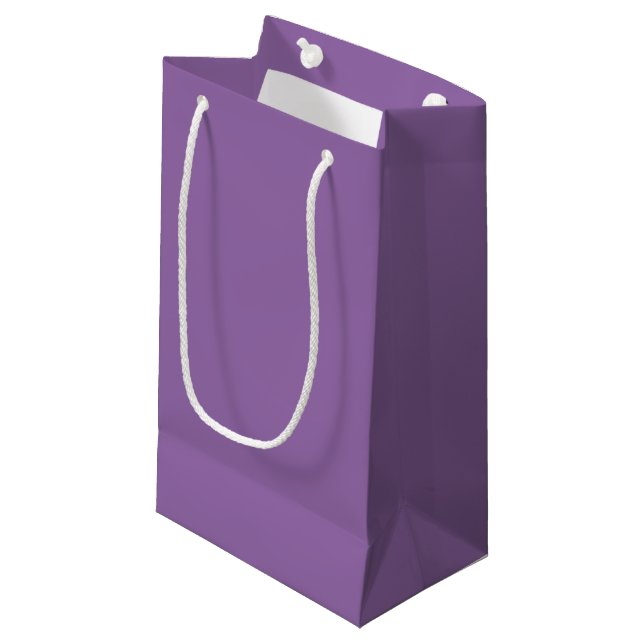 Sacola Para Presentes Pequena Saca de Presente de Lavanda Suave Silenciada (Frente inclinada)