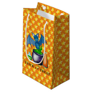 Sacola Para Presentes Pequena Saca de Presente de Morcego e Caldeirão Borbulhant