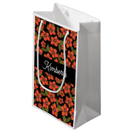 Sacola Para Presentes Pequena Saca de presente monograma Boho Scarlet Pimpernel