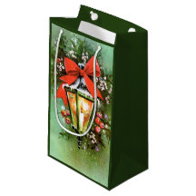 Saco da festa de férias dos Natais vintages retror