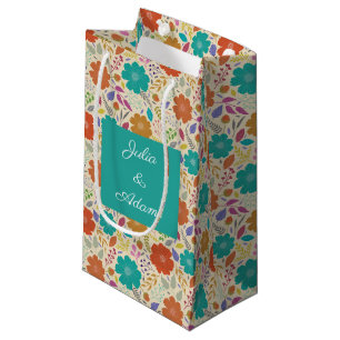 Sacola Para Presentes Pequena Saco de Presente Branco Zinnia