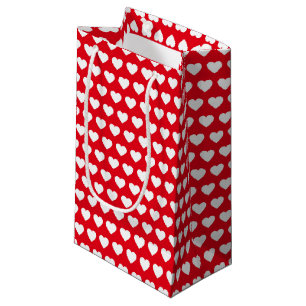 Sacola Para Presentes Pequena Saco de Presente Corações de São Valentim