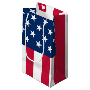 Sacola Para Presentes Pequena Saco de Presente da Bandeira Americana