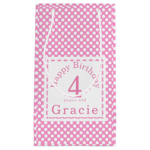 Sacola Para Presentes Pequena Saco de Presente de Aniversário de Meninas com Pon