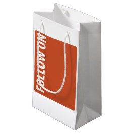 Sacola Para Presentes Pequena Saco de Presente de Botão de Ícone e Logotipo