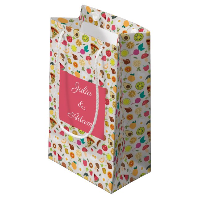 Sacola Para Presentes Pequena Saco de Presente de Churrasco (Frente inclinada)