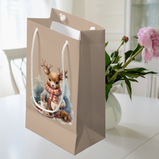 Sacola Para Presentes Pequena Saco de presente de design rustic para ilustração  (Criador carregado)