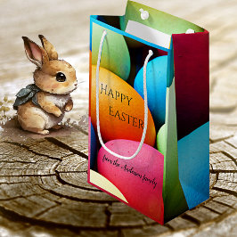 Sacola Para Presentes Pequena Saco de Presente de Páscoa Colorido Festivo