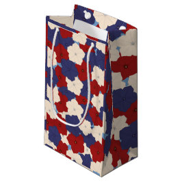 Sacola Para Presentes Pequena Saco de Presente de Petúnias Patrióticas