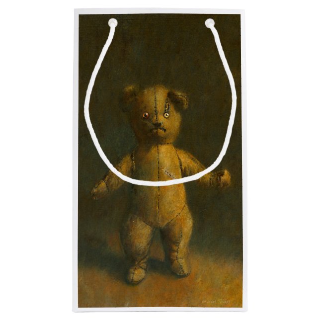 Sacola Para Presentes Pequena Saco de Presente de Zumbi Teddy (Verso)