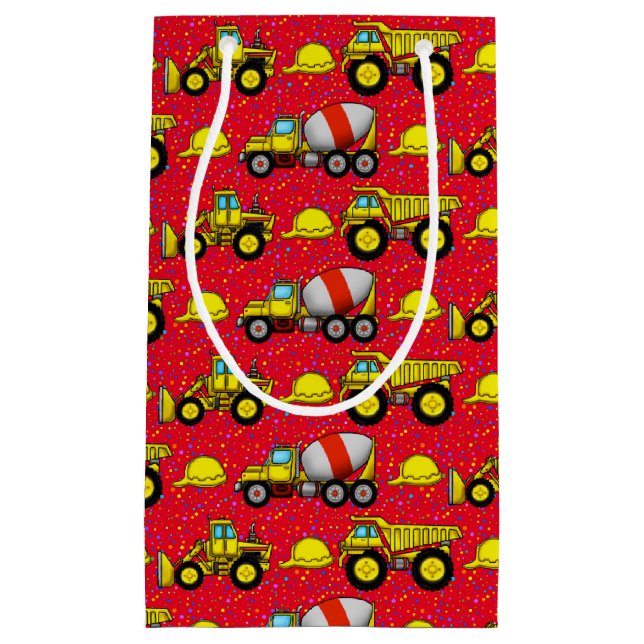 Sacola Para Presentes Pequena Saco de Presente do Local de Construção (Frente)