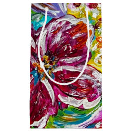 Sacola Para Presentes Pequena Saco de Presente Floral