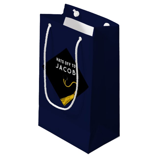 Sacola Para Presentes Pequena Saco de presente médio de formatura Grad (Frente inclinada)