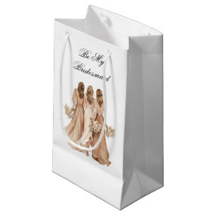 Sacola Para Presentes Pequena Saco de Presente para Damas de Honra de Casamento
