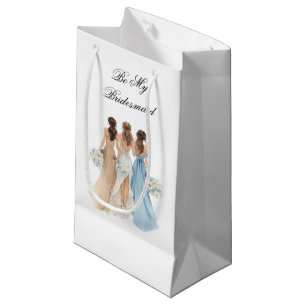 Sacola Para Presentes Pequena Saco de Presente para Damas de Honra de Casamento