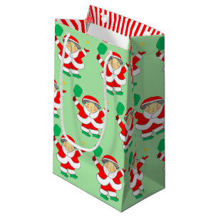Sacola Para Presentes Pequena Saco de presente pequeno de Natal de Pickleball