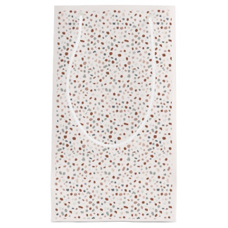 Sacola Para Presentes Pequena Saco de Presente Pequeno - Terrazzo Moderno