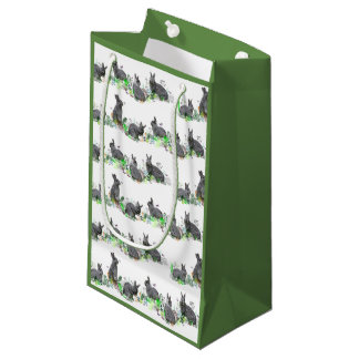 Sacola Para Presentes Pequena Saco de Presentes Bunny Meadow