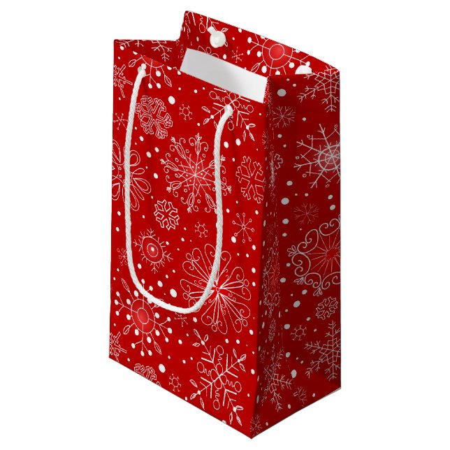 Sacola Para Presentes Pequena Saco de presentes de férias (Frente inclinada)