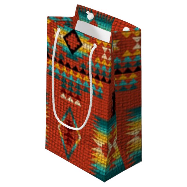 Sacola Para Presentes Pequena Saco de presentes médio padrão sudoeste (Frente inclinada)