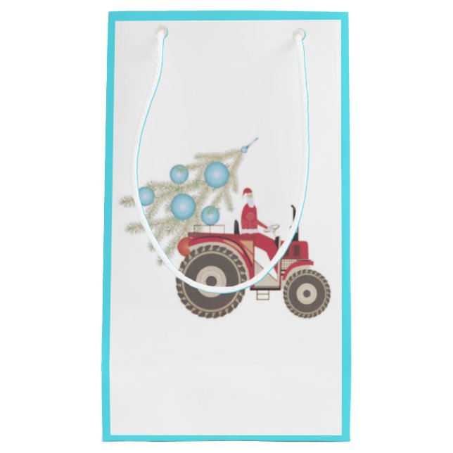 Sacola Para Presentes Pequena Saco de presentes personalizado - Pequeno, brilhan (Frente)