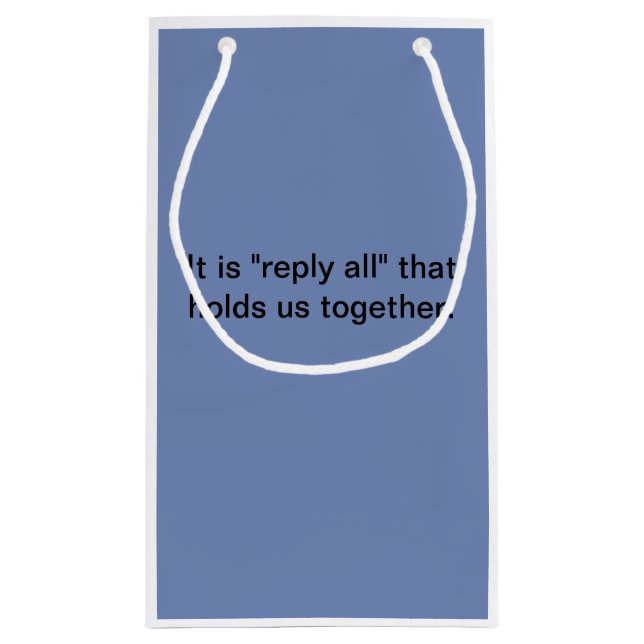 Sacola Para Presentes Pequena Saco do presente (Verso)