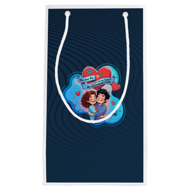 Sacola Para Presentes Pequena Saco do Presente (Frente)