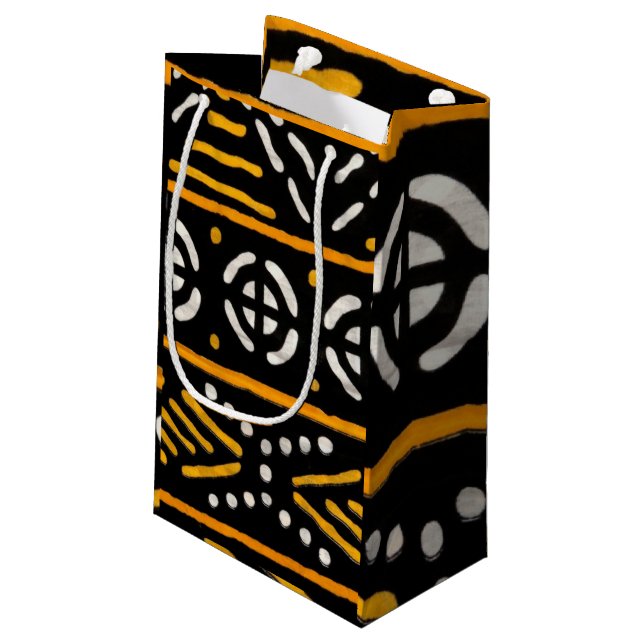 Sacola Para Presentes Pequena Saco do Presente Africano (Verso inclinado)