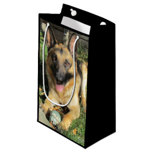Sacola Para Presentes Pequena Saco do presente do german shepherd