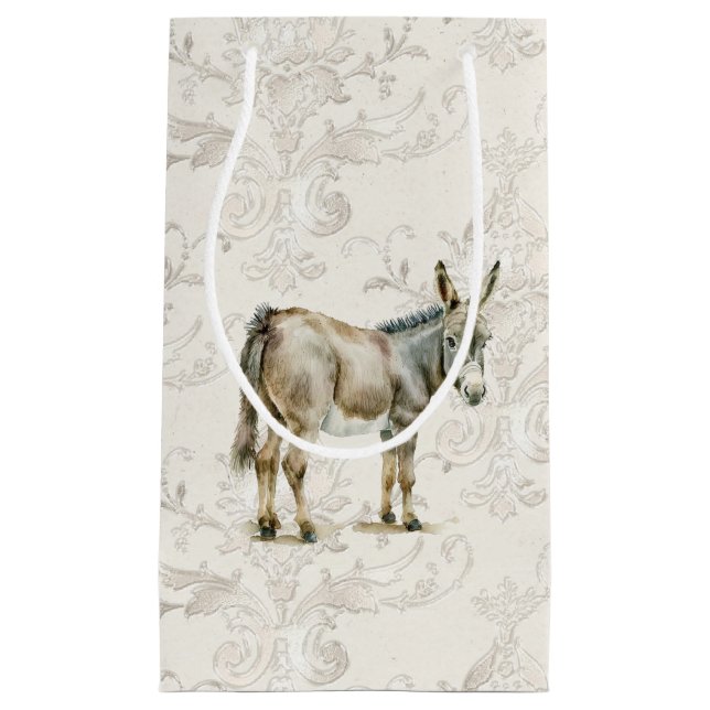 Sacola Para Presentes Pequena Saco do Presente - Donkey2 (Frente)